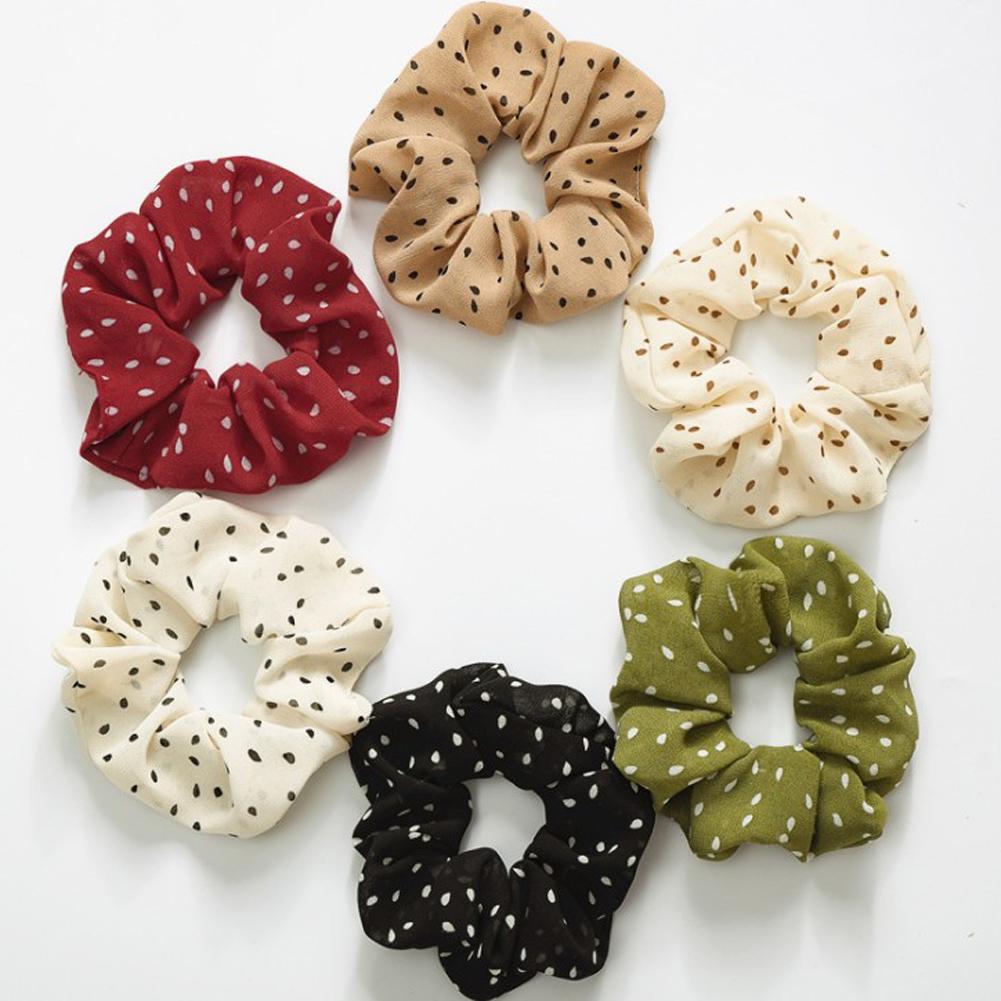 Buy Circular Wave Point Hair Coil Hair Rope Ties Elastic Scrunchies