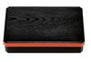Wakaizumi Long Rectangular Bento Box with Corner Black with Vermilion Rim Sold Lacquerware, A-size Cuts, (divider Separately) 1-237-6