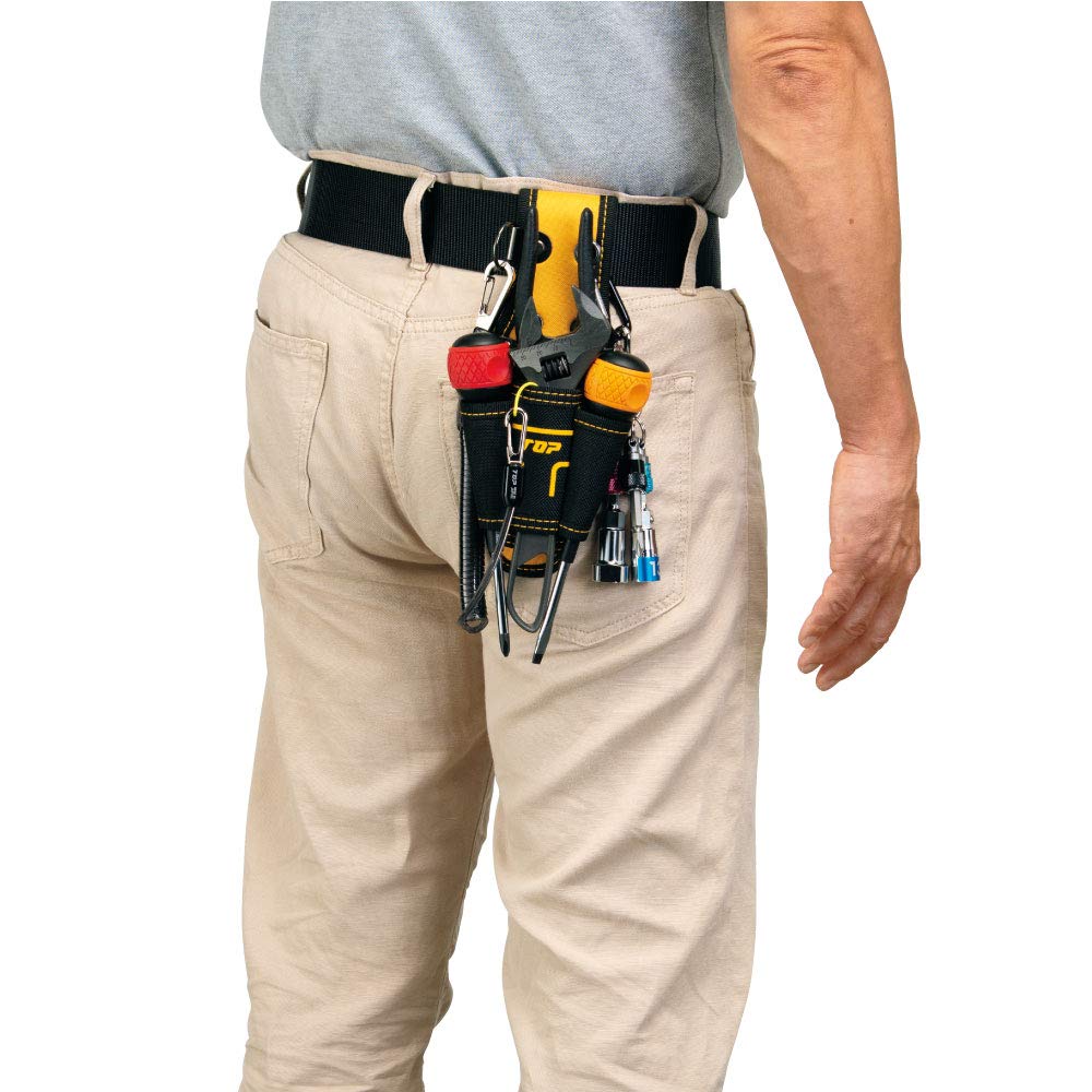 TOP 4-Tool Holder with Carabiner and D-Ring TPP-401