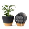 5pcs/Set Self Watering Plant Pots with Drainage Holes Indoor/Outdoor Gargen Flowers Nursery Planting Pot