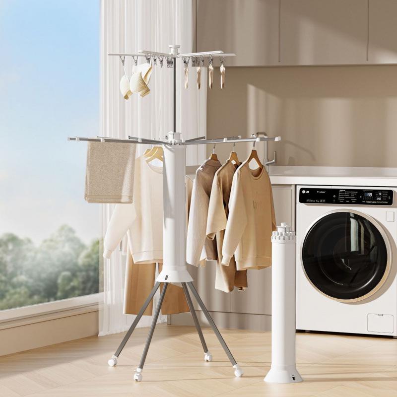 Популярная складная сушилка для одежды в виде осьминога: Универсальная напольная и мобильная сушилка для одеял для использования на балконе или дома One Size