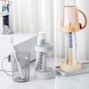 Student Dormitory Toothbrush Cup Washbasin Cup Drinking Cup Household Brushing Cup Transparent Plastic Mouthwash Cup Set