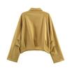 Winter 2025 Euro-American Style Suede Bomber Jacket