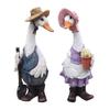 Figurine Mini Resin Duck Model Toys for Sculpture Decor Villa Courtyard