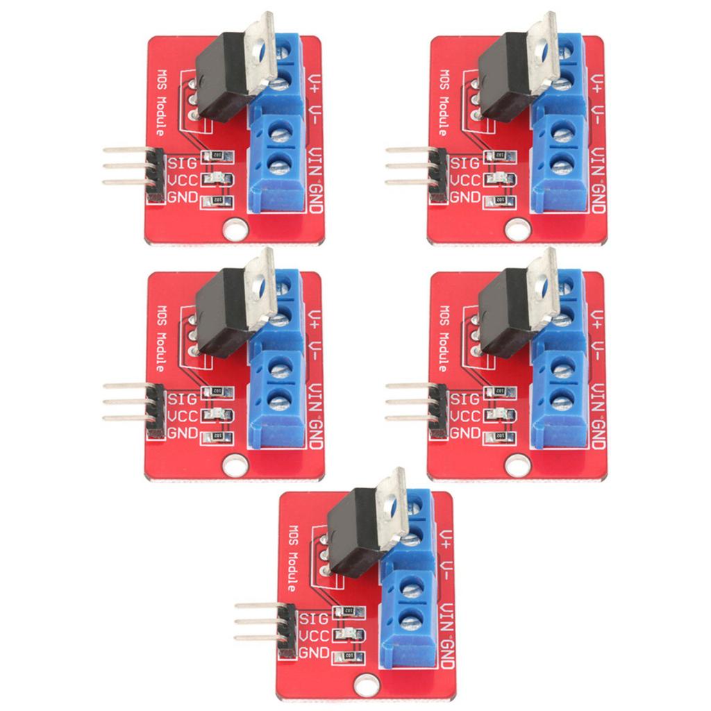 5pcs 3.3V5V MOSFET Driver Modules PWM Output Driving Boards Output 0?24V
