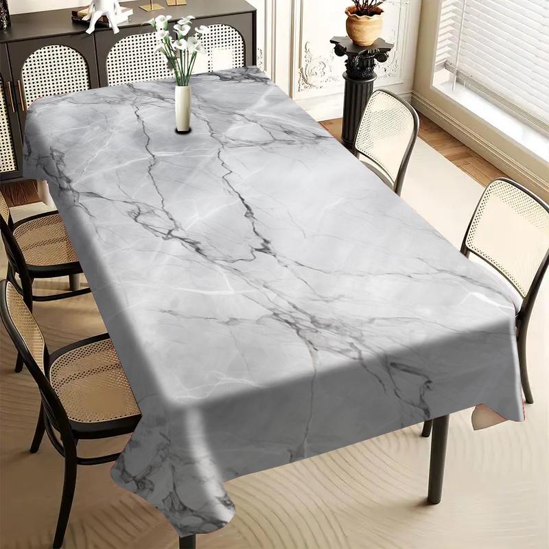 Elegante Marmormuster-Tischdecke - Geschenk und leicht zu reinigen - Perfekt für Zuhause, Küche und Esszimmerdekoration