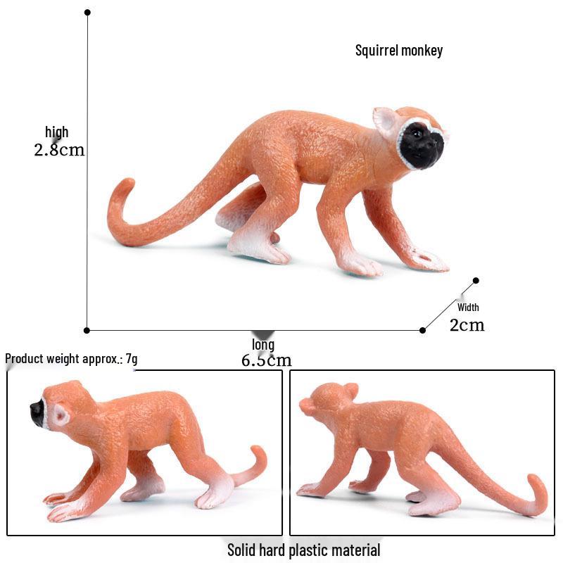 Children s Cognitive Simulation Primate Model: Gorilla & Golden Snub-nosed Monkey Wildlife Toy