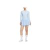 Nike Court Advantage Dri-FIT Solid Skin-Friendly Comfortable Quick-Dry Tennis Shirt Women Tops Sky-Blue FZ6738-441