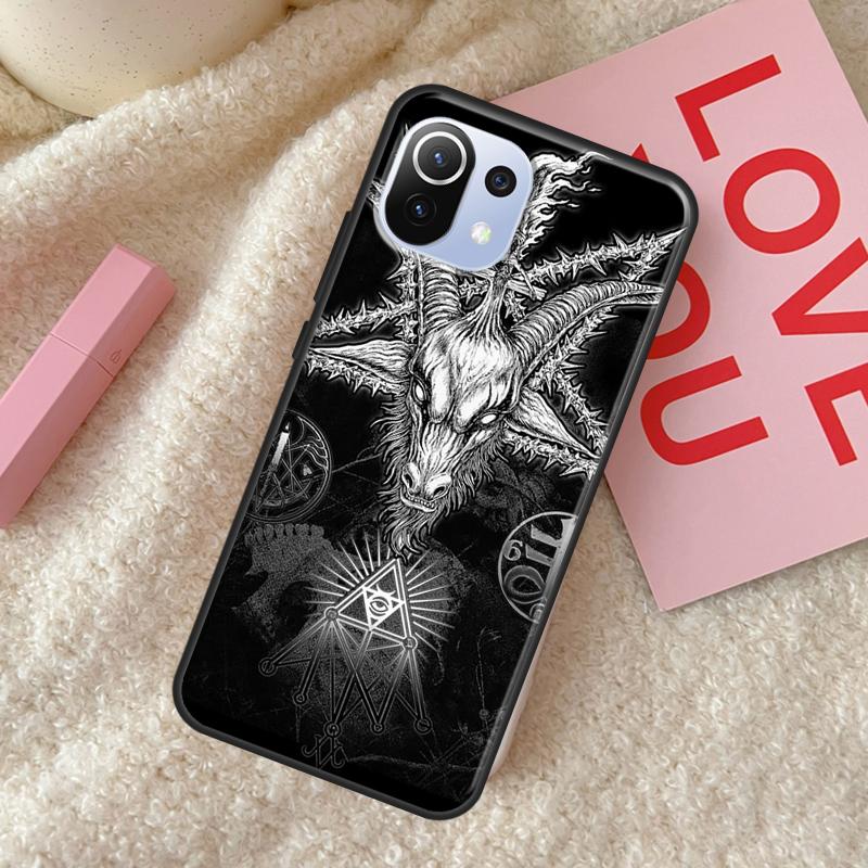 Satanic Scary Skull For POCO F3 F1 M3 M4 X3 Pro GT X4 Pro Phone Case For Xiaomi Mi 11 Lite 12 11T Pro Cover