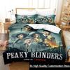 Set Biancheria da Letto Stampa 3D Peaky Blinders Matrimoniale Singolo King Copripiumino Piumone Federa Bambini Bambine Adulti Camera da Letto