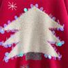 Christmas holiday sweater handmade sequined Christmas tree deer jacquard thick pullover sweater 3605