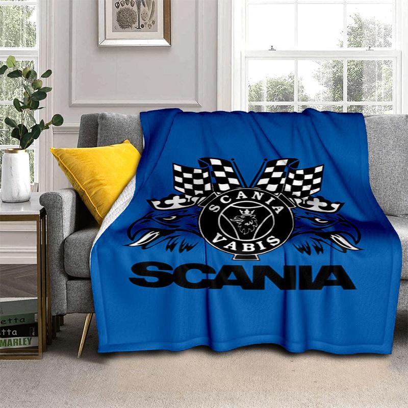 Scania Vabis Blanket Blanket Home Decor Office Rest Blanket Bedroom Nap Blanket