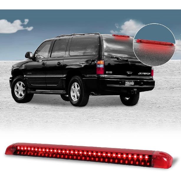 3rd Third Tail Rear Brake Light Replacement For 2009 2010 2011 2012 2013 2014 Ford F-150 Lincoln Mark LT, High Mount Cargo Lamp Waterproof Dual Row