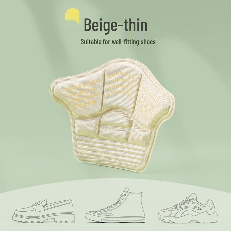 

Heel Pad Sticker: Anti-Slip and Anti-Wear Adjustment Pad for High Heels and Loafers - Women s Half Pad for Large Shoe Sizes