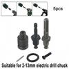 Keyless Chuck Drill Chuck 5 In 1 For 2--13mm Shank Drills Keyless Chuck