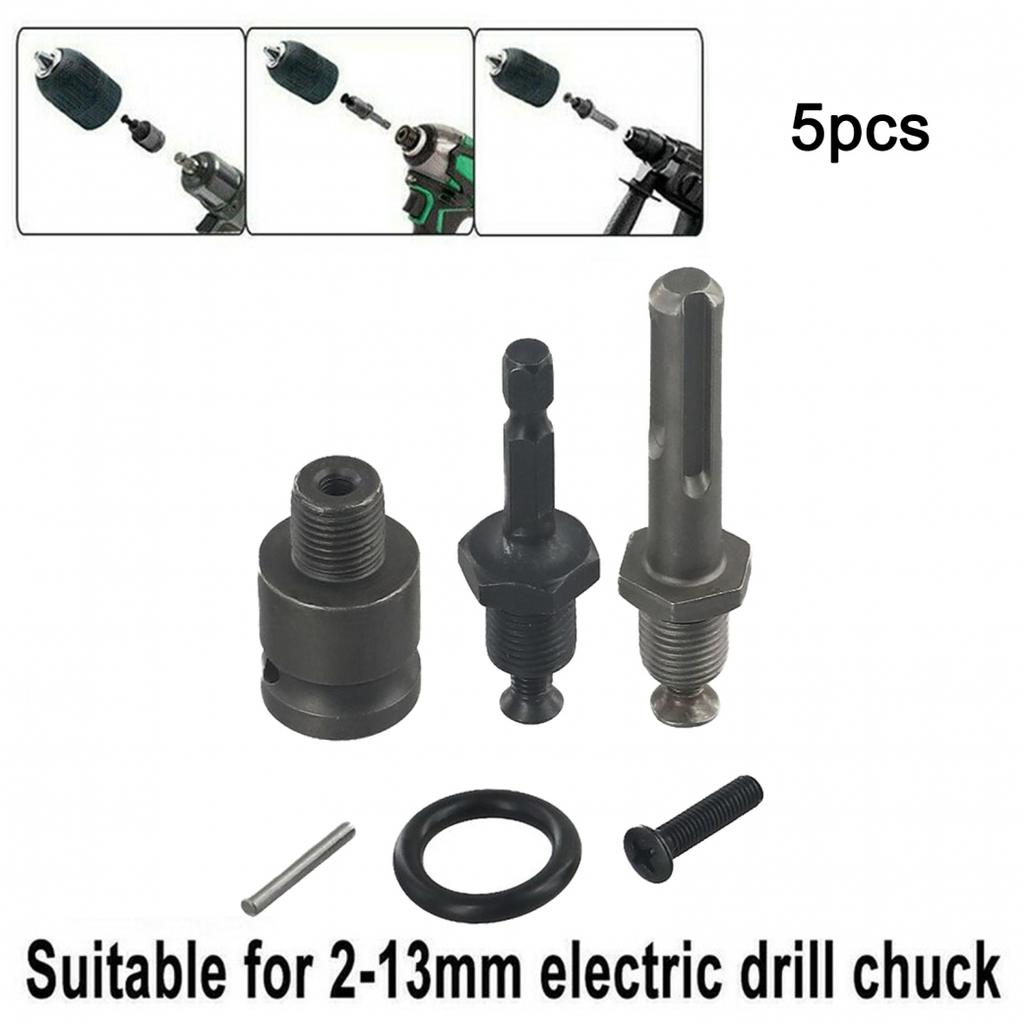Keyless Chuck Drill Chuck 5 In 1 For 2--13mm Shank Drills Keyless Chuck