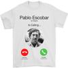 Unisex Gömlek Pamuklu Oversize Büyük Beden Pablo Escobar El Patron Çağırıyor s %100 Pamuk