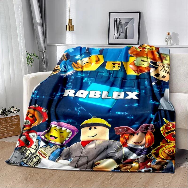 2025 New Style R-Robloxs Cartoon Game Gamer Soft Blankets,Keep Warm Throw Blanket Comfortable Blanket for Beds Sofa Home Bedroom
