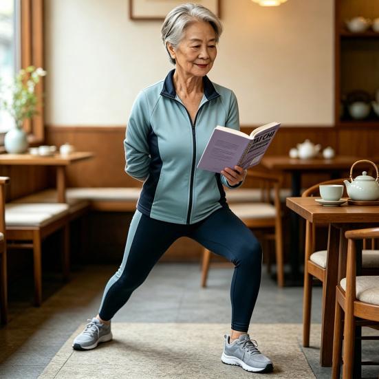 Codzienny Planer Praktyki Tai Chi Seniorzy Początkujący 28-dniowy Dziennik Fitness Tai Chi Poprawa Równowagi Wellness Siła Tai Chi Przewodnik po Odchudzaniu