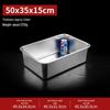 Handun 316L Stainless Steel Deep Square Buffet Tray with Lid