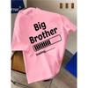 European Sizes Children T-Shirt, Parent-Child Matching Set, Full of Anticipation, Trendy Fashion,  Creative Gift