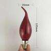 3W E14 220V Led Flame Effect Bulb Shaped Light Candle Home Bulbs 240V For Home Fire Vintage Lights Ampoules Type For Decoration