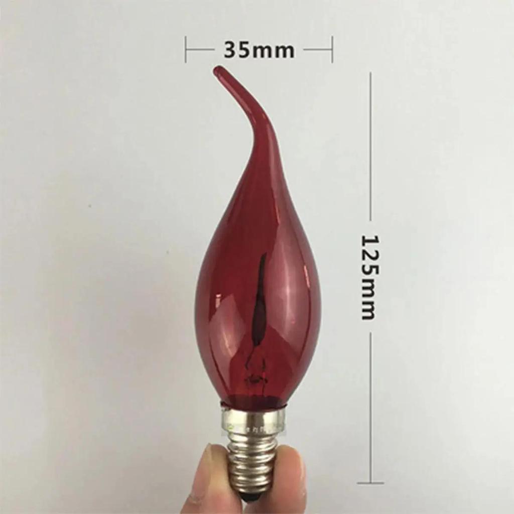 3W E14 220V Led Flame Effect Bulb Shaped Light Candle Home Bulbs 240V For Home Fire Vintage Lights Ampoules Type For Decoration