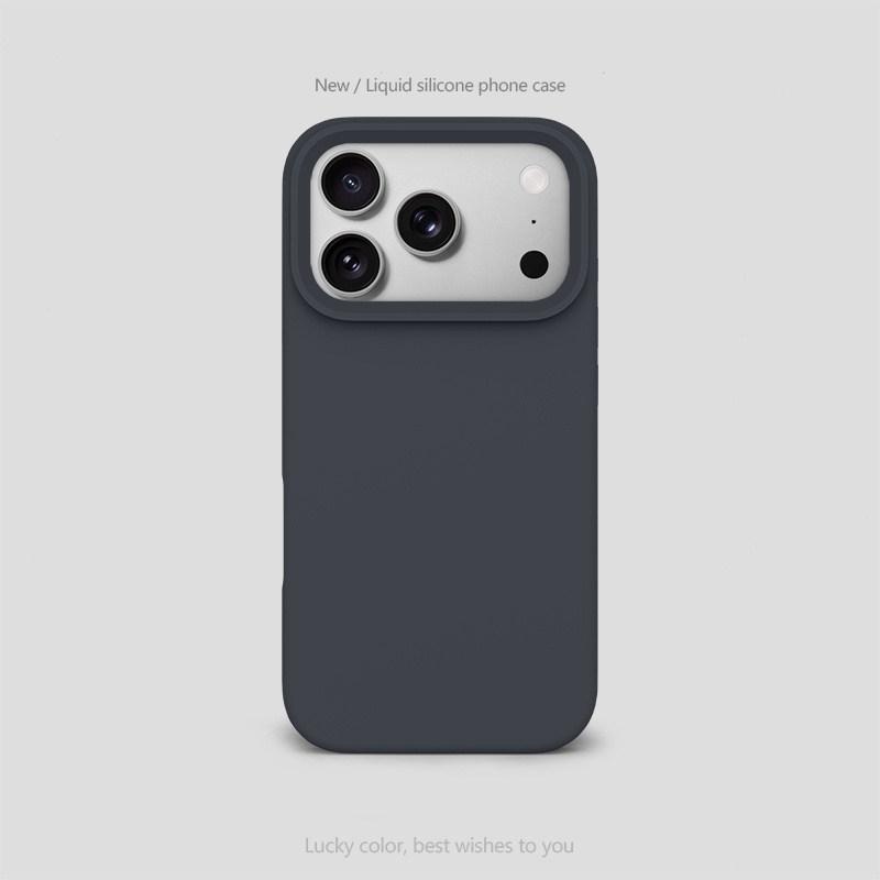 Luxus-Flüssigsilikon-Magsafe-Handyhülle Für iPhone 17 Air 16 15 14 13 Pro Max Einfarbige Schutzhülle Weiche Rückseite