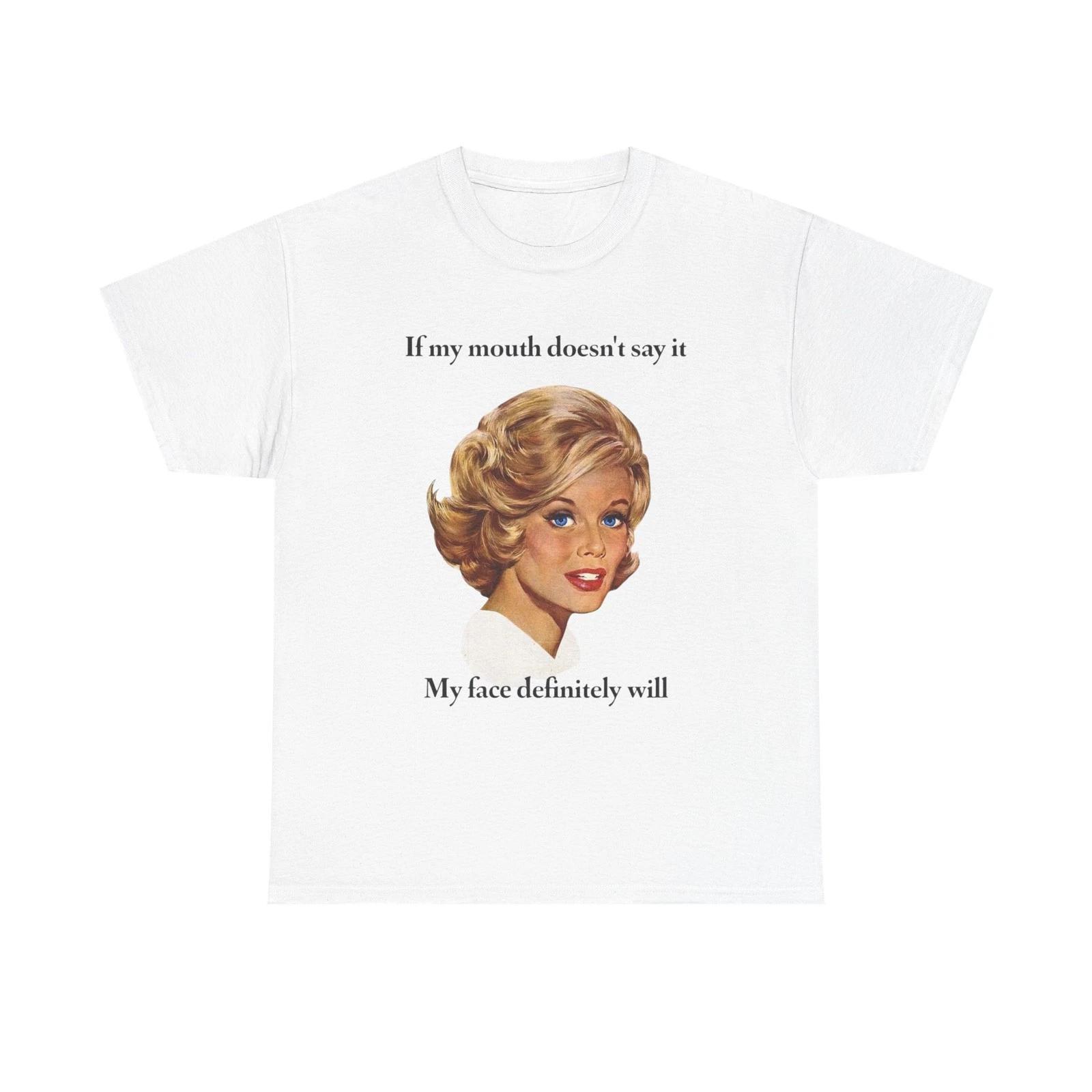 

Funny Vintage Sarcastic Pinup Graphic T Shirt Unisex Heavy Cotton Tee GIFT XL