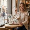 Warm Cozy Themed Printed Tote Bag for Daily Use