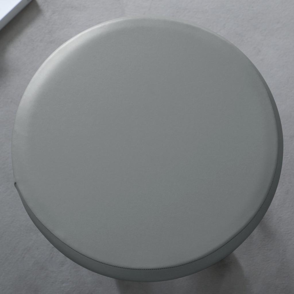 Spot Simple Pu Leather Elastic Round Stool Cover Waterproof Lift Chair Cover Bar Beauty Salon Small Round Stool Seat Cushion Cover