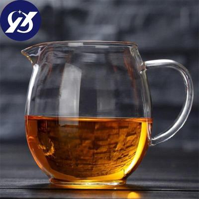 Transparente hitzebeständige Glas-Teekanne Cha Hai Gongdao Teetasse Faire Tasse Teetasse Tee-Set 450 ml