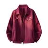 Men's Lapel Loose Bomber Jacket - Spring/Autumn 2026 Style, Casual, Comfortable, Handsome Outerwear