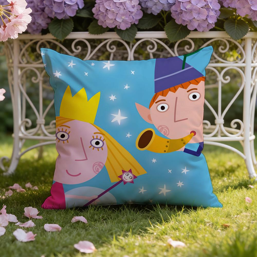 B-Ben And H-Hollys Little Kingdom Cushion Cover Home & Car Dual-Scene Pillow Cover: Reversible for Premium Comfort 30X30cm