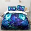 3D Print Magic World Dragon Bedding Set Soft Comforter Cover With 1/2pcs Pillow Shams For Kids Adults Quilt Cover Microfiber