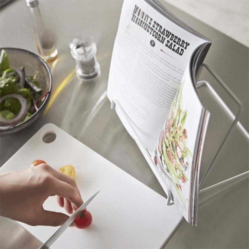 Stable Structure Tablet Computer Rack Simple Folding Desktop File Holder  Household Use