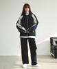 Slow Record House Piping Line Windbreaker_Navy