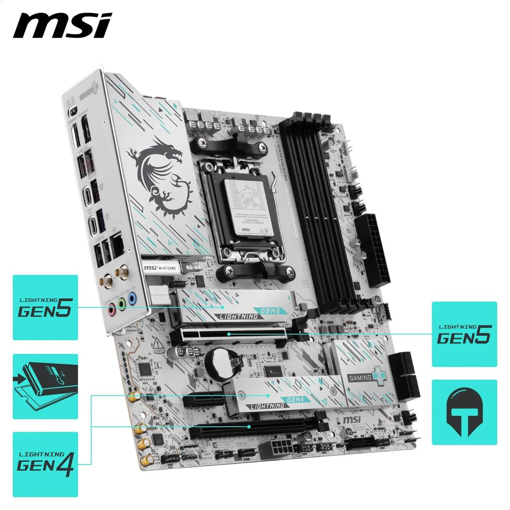 MSI B850M GAMING PLUS WIFI Motherboard MB6784 Micro-ATX