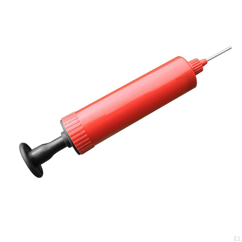 4x Ballpumpe Sett Manuell Kompakt med Nåler Luft Håndtak for Fotball Sportsballer Fotball