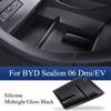 For BYD Sealion 06 Dmi/EV Central Control Lower Silicone Storage Box Automobiles Storage Box Interior Supplies Accessories