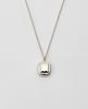Benoit Nk12Sl Large Rectangle Pendant [Silver]