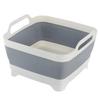 Collapsible Kitchen Sink Basket: Portable Telescopic Folding Basin for Washing and Draining Vegetables and Fruits.