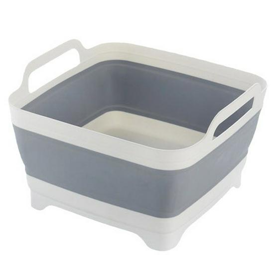 Collapsible Kitchen Sink Basket: Portable Telescopic Folding Basin for Washing and Draining Vegetables and Fruits.