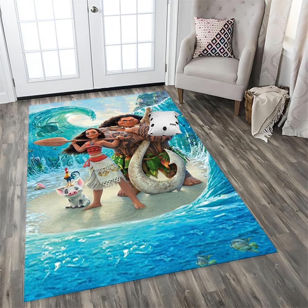 Moana's Adventure On The Waves rug for Living Room rug, Bedroom, Study Room, Hallway Decoration, Perfect for Home Decoration or Holiday Gifts