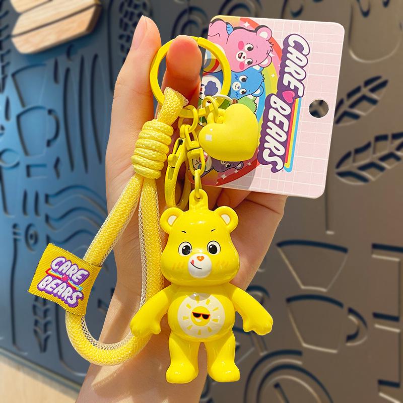 

Оригинальный плюшевый брелок-подвеска Care Bears - Креативное украшение для рюкзака для женщин или пар, Идеальный маленький подарок