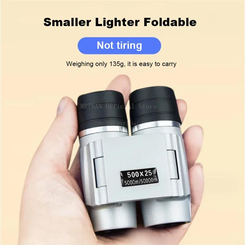 50000M Telescope Auto Focus 500X25 Powerful Binoculars Long Range Professional Mini Portable HD Waterproof Monocular