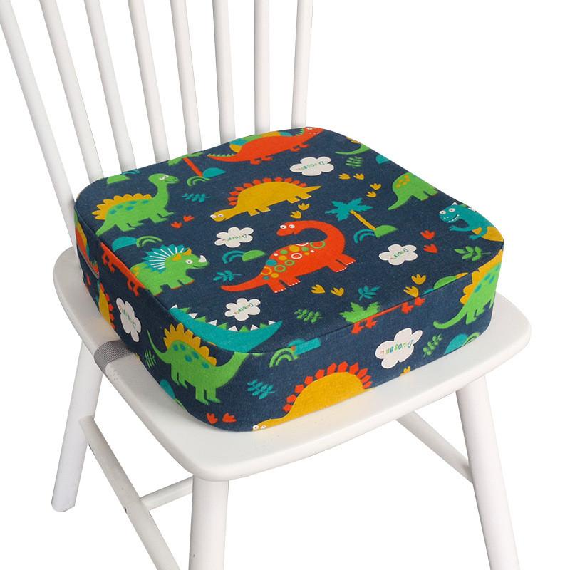 Cartoon Baby Chair Cushion Children Booster Seat Pad Kids Thickened Growth Chair Dining Cushion Removable Safety Seat Cushions