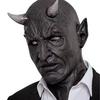 Halloween horror mask, scary monster latex headgear, horned devil mask, ghost face, spooky props for Halloween