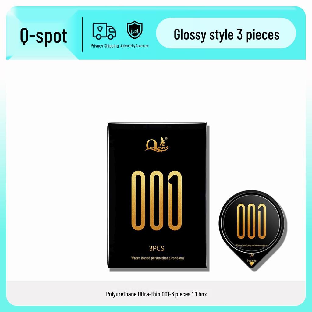 Q-point Ultra-thin Clitoral Stimulating Beaded Condoms - Long-lasting and Safe for Men
