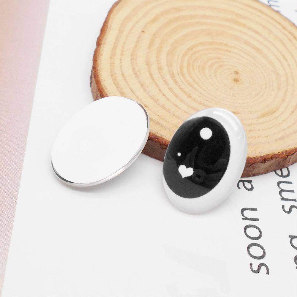 50pcs High Transparency Doll Eyes Accessories Crystal Simulation Glass Eye Patches